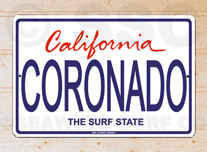 8AA217 COR (Small) Coronado California - Seaweed Surf Sign Co