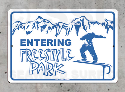 AA266 Entering Freestyle Park - Seaweed Surf Sign Co