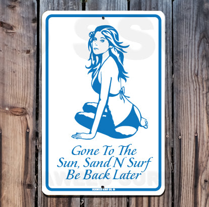 AA219 Be Back Later - Seaweed Surf Sign Co