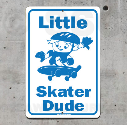 AA236 Little Skater Dude - Seaweed Surf Sign Co