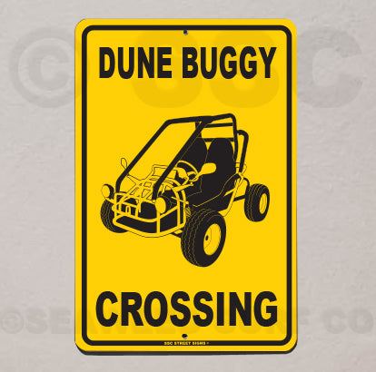 AA308 Dune Buggy Crossing - Seaweed Surf Sign Co