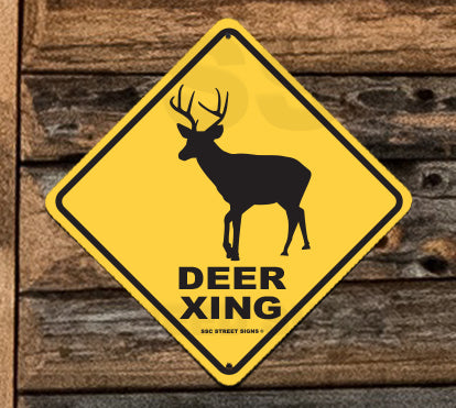 AA338 Deer Crossing - Seaweed Surf Sign Co