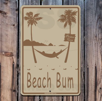 AA37 Beach Bum - Seaweed Surf Sign Co