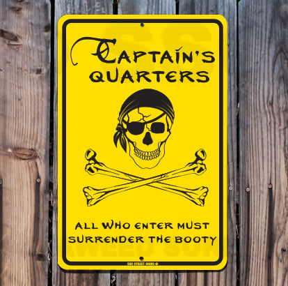 8AA412 (Small) Captain's Quarters - Seaweed Surf Sign Co