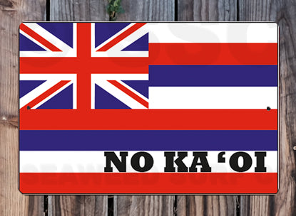8AA713 (Small) Hawaii Flag - Seaweed Surf Sign Co