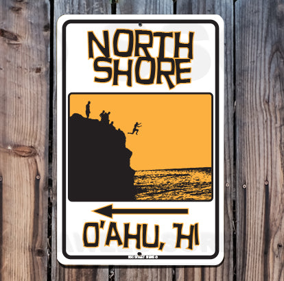 8AA759 (Small) North Shore Hawaii - Seaweed Surf Sign Co