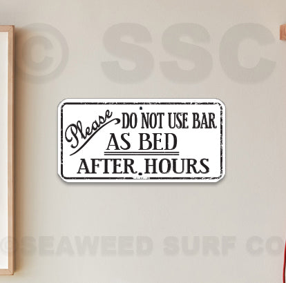AA831 Bar As Bed