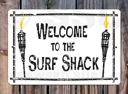 8SF105 (Small) Welcome to the Surf Shack - Seaweed Surf Sign Co