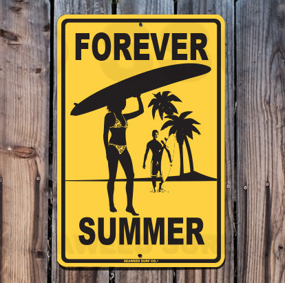 8SF28 (Small) Forever Summer - Seaweed Surf Sign Co