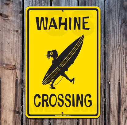 8SF31A (Small) Wahine Crossing - Seaweed Surf Sign Co
