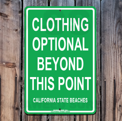 8SF36 (Small) Clothing Optional California - Seaweed Surf Sign Co
