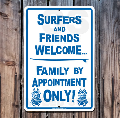 8SF97 (Small) Surfers and Friends - Seaweed Surf Sign Co