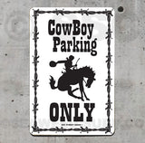 AA102 Cowboy Parking - Seaweed Surf Sign Co