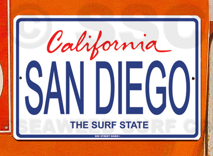 AA217 San Diego - Seaweed Surf Sign Co