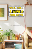 AA335 Sell Wife for Beer - Seaweed Surf Sign Co