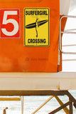 SF23 Surfergirl Crossing - Seaweed Surf Sign Co