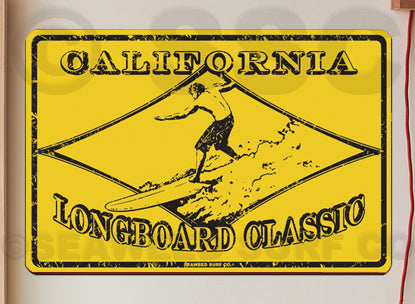 SF63 Longboard Classic California - Seaweed Surf Sign Co
